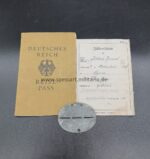 Erkennungsmarke und Führerschein eines Mannes aus Aschaffenburg