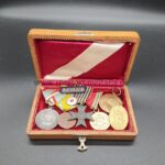 Ordenskästchen eines Weltkriegsteilnehmers