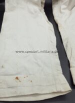 Weiße Drillich/Exerzierhose Marine Infanterie Kaiserreich, selten – Bild 3