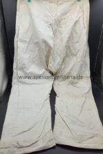 Weiße Drillich/Exerzierhose Marine Infanterie Kaiserreich, selten – Bild 4