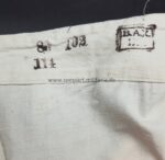 Weiße Drillich/Exerzierhose Marine Infanterie Kaiserreich, selten – Bild 6