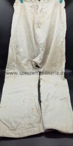 Weiße Drillich/Exerzierhose Marine Kaiserreich, selten – Bild 5