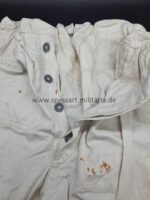 Weiße Drillich/Exerzierhose Marine Kaiserreich, selten – Bild 11