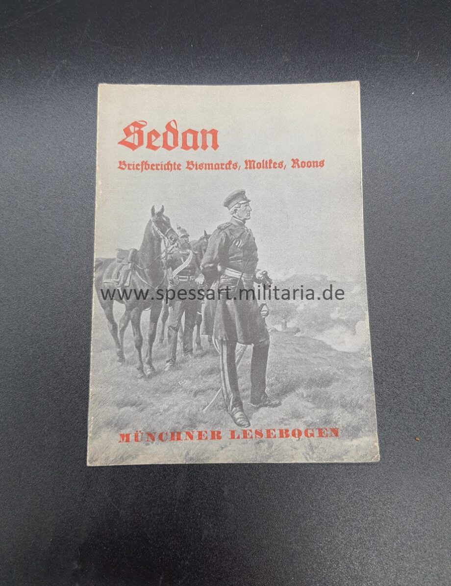 Heft Sedan Briefberichte Bismarcks