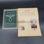 Arbeitsbuch für einen Ausländer, Staatsangehörigkeit ungeklärt