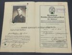 Luftwaffe Urkunden und Dokumente Emil Müller aus Karlsruhe, 1./Reserve Flakabt. 266, 3./Reserve Flakabt. 523, 1./Flakregiment 141 – Bild 4