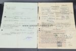 Luftwaffe Urkunden und Dokumente Emil Müller aus Karlsruhe, 1./Reserve Flakabt. 266, 3./Reserve Flakabt. 523, 1./Flakregiment 141 – Bild 6