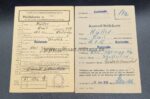 Luftwaffe Urkunden und Dokumente Emil Müller aus Karlsruhe, 1./Reserve Flakabt. 266, 3./Reserve Flakabt. 523, 1./Flakregiment 141 – Bild 7