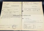 Luftwaffe Urkunden und Dokumente Emil Müller aus Karlsruhe, 1./Reserve Flakabt. 266, 3./Reserve Flakabt. 523, 1./Flakregiment 141 – Bild 8