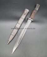 Wehrmacht Seitengewehr SG 84/98 III für K98 (nummerngleich) 43asw (E. & F. Hörster, Solingen)