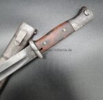 Wehrmacht Seitengewehr SG 84/98 III für K98 (nummerngleich) 43asw (E. & F. Hörster, Solingen) – Bild 5