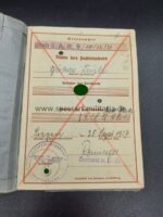 Urkundengruppe des Hauptwachtmeisters Trube im Artillerie. Regiment 9. gefallen – Bild 3