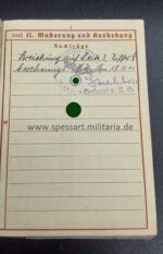 Urkundengruppe des Hauptwachtmeisters Trube im Artillerie. Regiment 9. gefallen – Bild 5