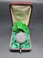 Sachsen Königreich - Silberne Medaille " Für Treue in der Arbeit " im Etui – Bild 3