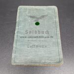 Soldbuch Luftwaffe Ingenieur/Mechaniker K.G. General Wever 4., 1./Ergänzungs. Abtl. für Soldaten im Ingenieurs Dienst der Luftwaffe