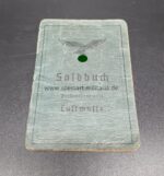 Soldbuch Luftwaffe Ingenieur/Mechaniker K.G. General Wever 4., 1./Ergänzungs. Abtl. für Soldaten im Ingenieurs Dienst der Luftwaffe