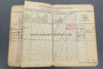Soldbuch Luftwaffe Ingenieur/Mechaniker K.G. General Wever 4., 1./Ergänzungs. Abtl. für Soldaten im Ingenieurs Dienst der Luftwaffe – Bild 8