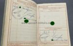 Wehrpass eines SS-VT Sturmmanns der 4. SS Aufklärungs Abteilung (Kradschütze) – Bild 9