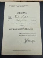 Urkunden eines MG Schützen, 1 MG Kompanie Infanterie Regiment 357 – Bild 2