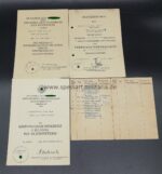 Urkunden des Obergefreiten Haus im Stab/Gren.Rgt.390