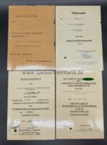 Urkunden des Uffz Strohmenger 6.Gren.Rgt.151