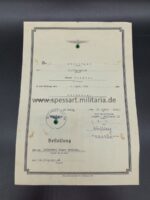 Urkunden des Feldwebels Bechtel 4./Inf Rgt.57 Siegen, 14 Jäger.Rgt.38 – Bild 2