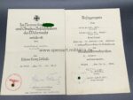 Urkunden des Feldwebels Bechtel 4./Inf Rgt.57 Siegen, 14 Jäger.Rgt.38 – Bild 4