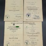Urkunden des Obergefreiten Veit im 5.Gren.Rgt.118(mot)
