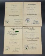 Urkunden des Obergefreiten Veit im 5.Gren.Rgt.118(mot)