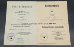 Urkunden des Wachtmeisters Brunkhorst, leichte Flakabteilung 76 (mot) – Bild 3