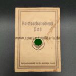 Reichsarbeitsdienstpaß für Eine Arbeitsmaid aus Büdingen