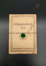 Reichsarbeitsdienstpaß für Eine Arbeitsmaid aus Büdingen