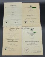 Urkunden Uffz.Becker 254. Infanterie Division – Bild 2
