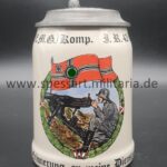 Bierkrug 17.(M.G.) Komp. I.R. 42 Hof