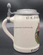 Bierkrug 17.(M.G.) Komp. I.R. 42 Hof – Bild 2