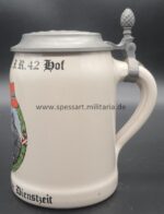 Bierkrug 17.(M.G.) Komp. I.R. 42 Hof – Bild 3