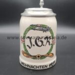 Bierkrug Weihnachten 1939 Jagdgeschwader Richthofen, selten