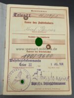 Dokumente Purper aus Idar-Oberstein, Stabs.Art.Abt.(mot).648 – Bild 8
