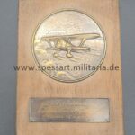 Erinnerungsplakette Fliegerhorst Uetersen