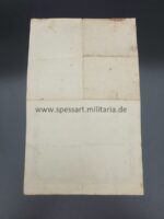 Urkunde Eisernes Kreuz 2. Klasse 1914, Inf Rgt 116 – Bild 2