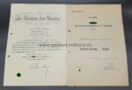 Dokumente /Urkunden Ritterkreuzträger Oberstleutnant Heinz - Eberhard Opitz – Bild 3