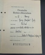 Dokumente /Urkunden Ritterkreuzträger Oberstleutnant Heinz - Eberhard Opitz – Bild 11