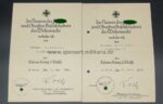 Dokumente/Urkunde Ritterkreuzträger Major Karl Heiland, Posthum, Inf Rgt.55 – Bild 8