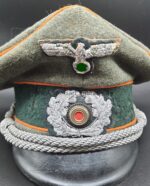 Schirmmütze Offizier Wehrmacht Feldgendarmerie – Bild 10