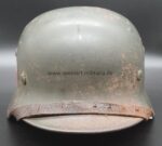 M35 Stahlhelm Q64 Doppel-Emblem – Bild 5