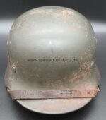 M35 Stahlhelm Q64 Doppel-Emblem – Bild 7