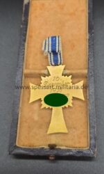 Ehrenkreuz der deutschen Mutter in Gold im Etui, Richard Sieper & Söhne Lüdenscheid – Bild 3