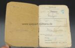Soldbuch mit Urkunde aus Weiler / Pforzheim, 4.Gren.Rgt.585 – Bild 4