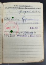 Soldbuch mit Urkunde aus Weiler / Pforzheim, 4.Gren.Rgt.585 – Bild 11