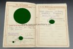 Urkunden mit Wehrpass aus Neustettin, Oberwachtmeister im 1.Flakregiment 61 8,8cm Flaksoldat – Bild 10